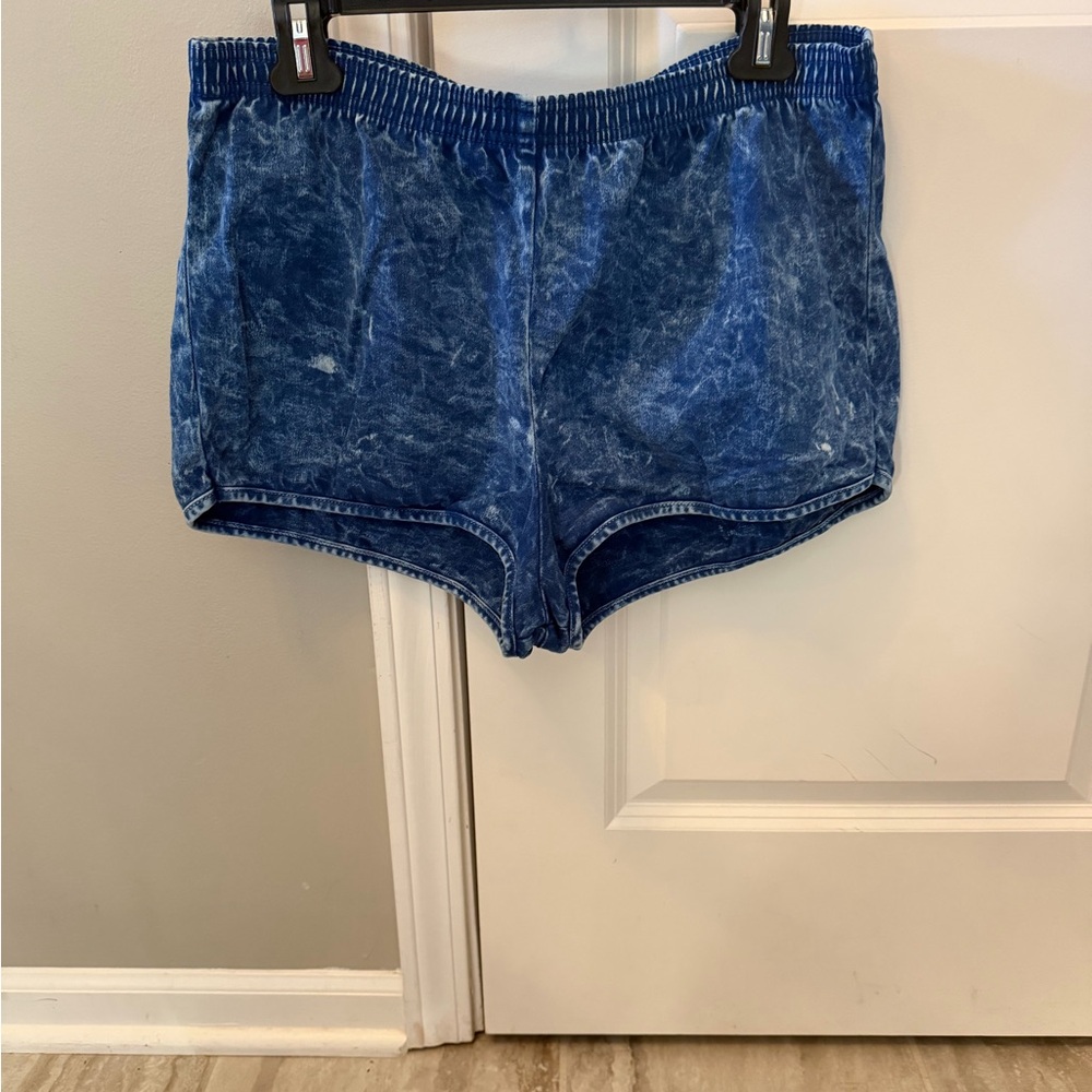 American Apparel Dark Blue Jean Shorts
